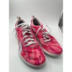 Reebok Royal Flag Womens 8.5 Pink Digital Camo Running Walking Shoes M44371